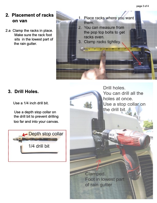 Roof rack instructions page 5