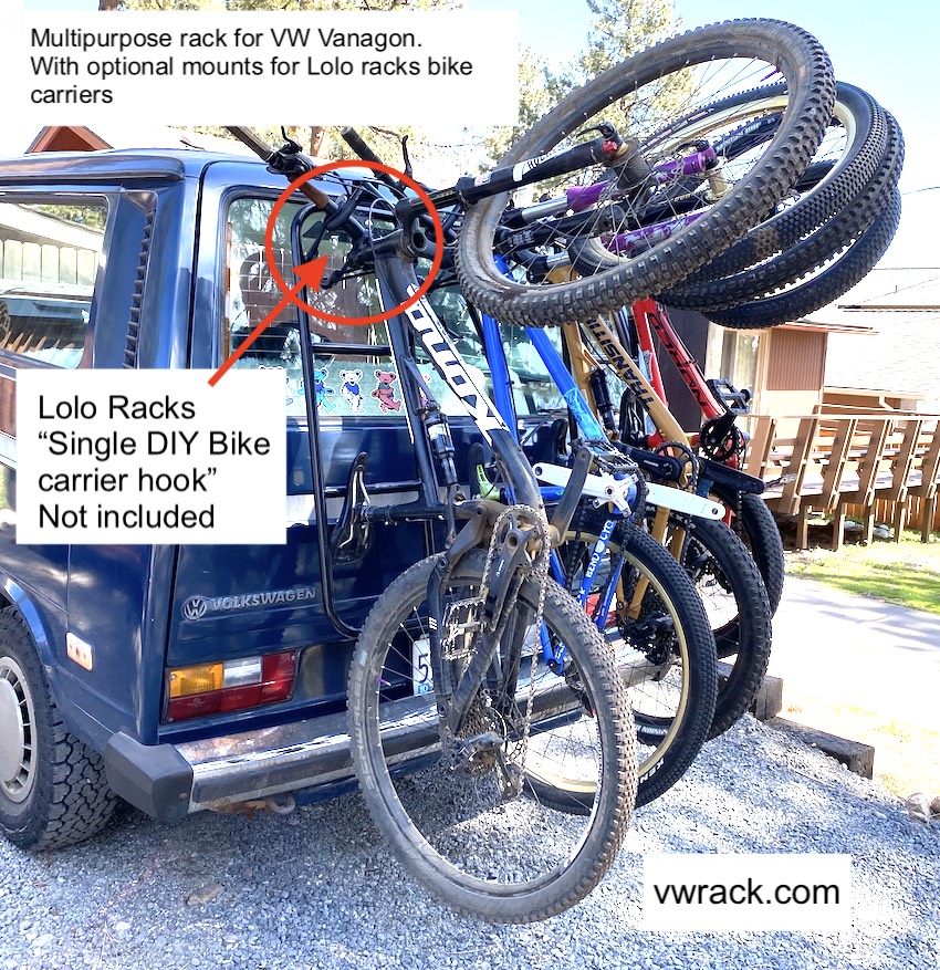 Lolo Racks VW Vanagon Westfalia bike rack carrier