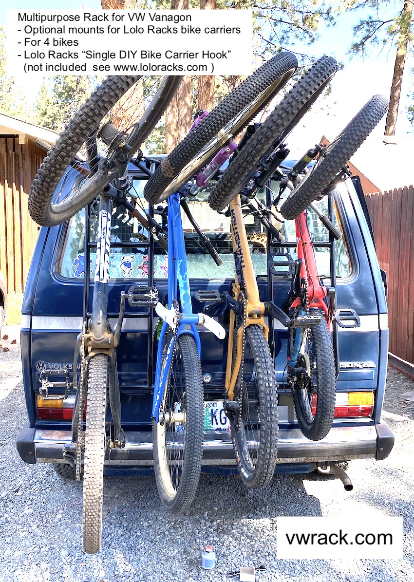 Lolo Racks Vanagon bike rack