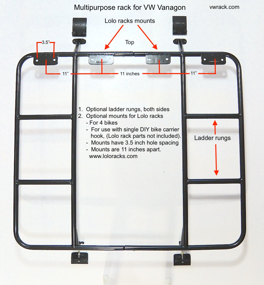 Lolo Racks Vanagon bike rack carrier